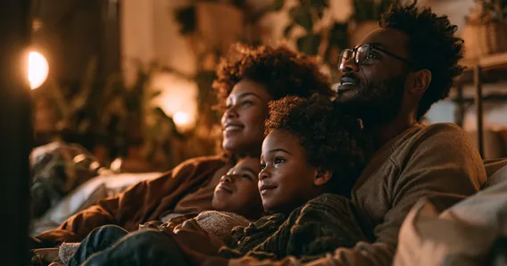 Family checking IPTV trial information