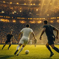 Generic live sports broadcast scene